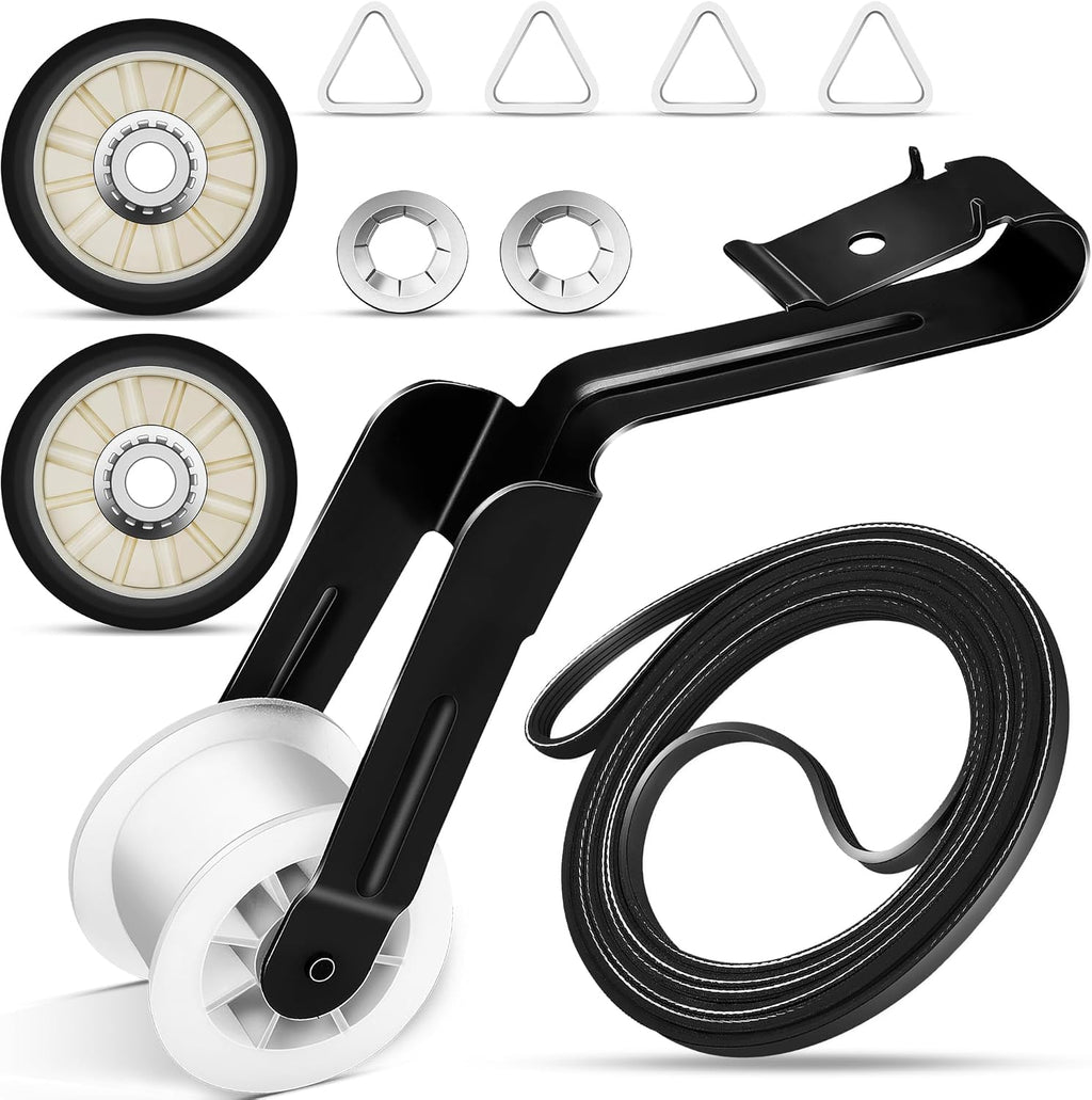 Upgraded 4392065 Dryer Repair Kit Including 691366 Idler Pulley | 341241 Dryer Belt, 349241t Roller, Dryer Parts for