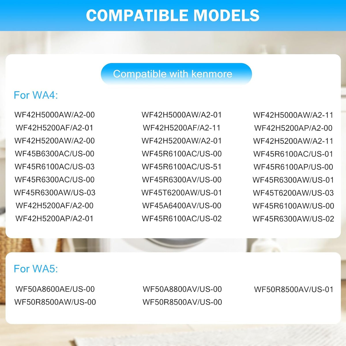 Washer Cold and Hot Side Water Inlet Valve Kit Compatible with Samsung models WF50A8800AV/US-00 WF50R8500AV/US-00 WF50R8500AV/US-01 WF50R8500AW/US-00