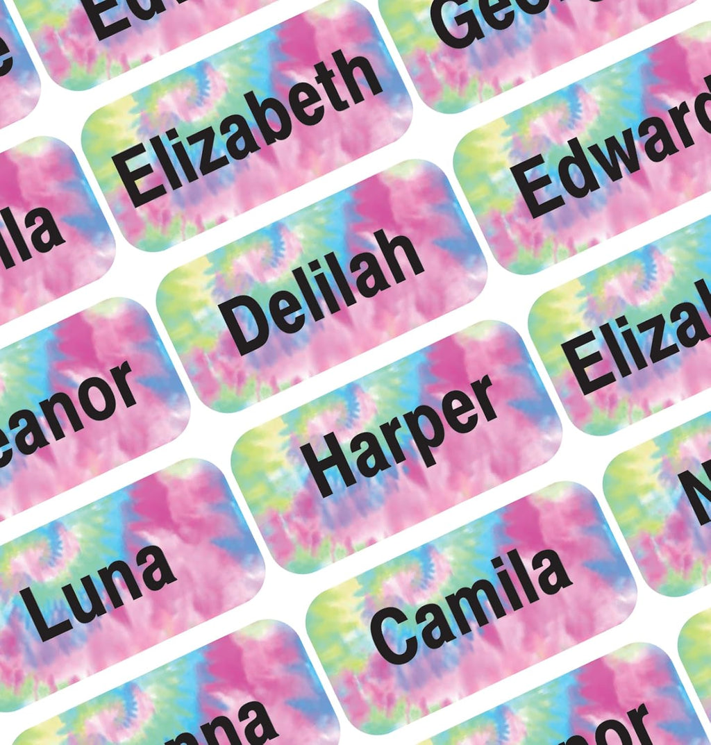 Personalized Name Labels for Kids – 60 Waterproof Peel-and-Stick Labels for Clothes, Lunch Boxes, Water Bottles