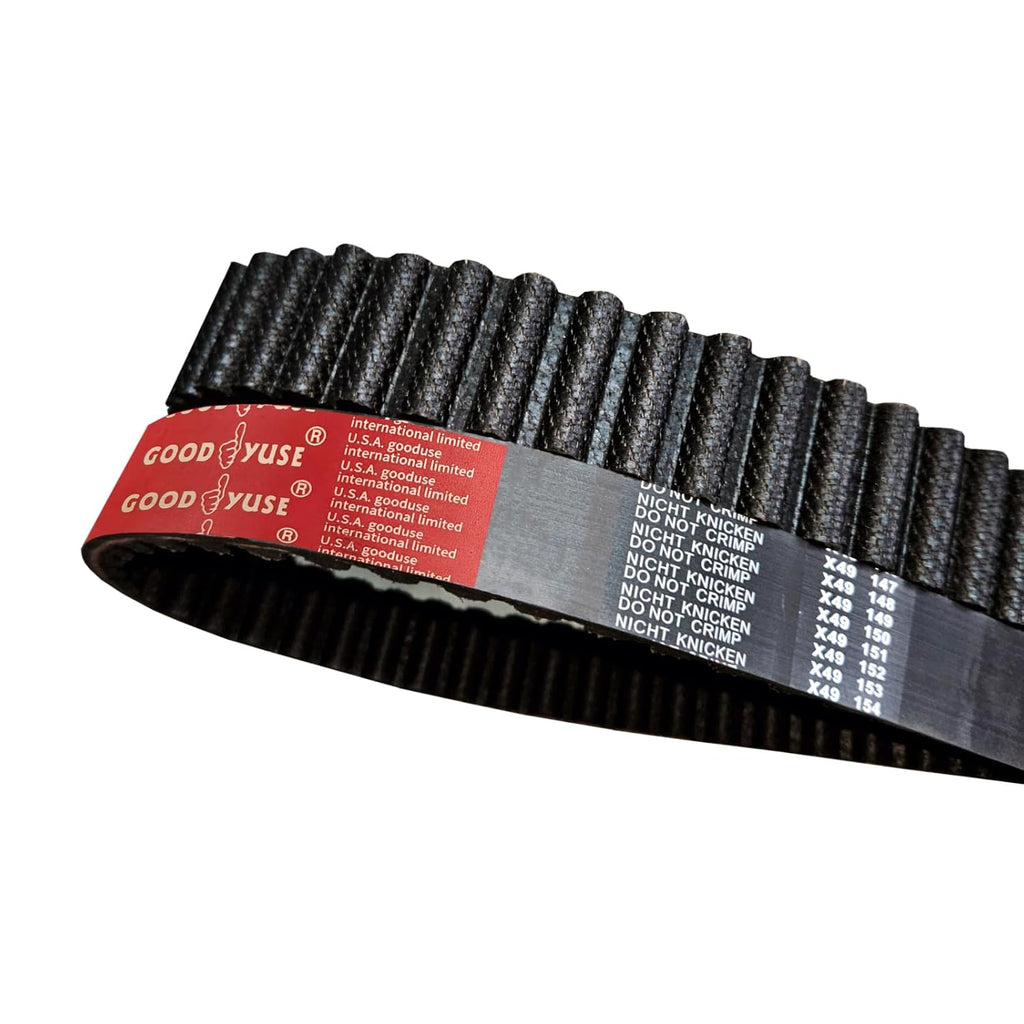 1040-8M-20 HTD Timing Belt, 1040mm Length x 20mm Width x 6mm Height, 8mm Pitch, 130 Teeth, Closed Loop Pulley Timing Belt