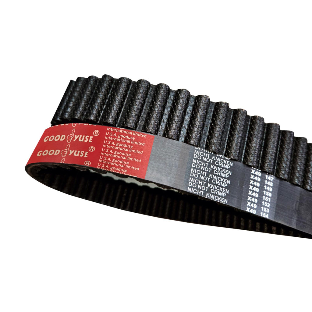 GOODYUSE 1648-8M-50 HTD Timing Belt, 1648mm Length x 50mm Width x 6mm Height, 8mm Pitch, 206 Teeth, Closed Loop Pulley Timing Belt
