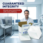 Insulated Shipping Boxes, 8" x 6" x 9", White (8-Pack)