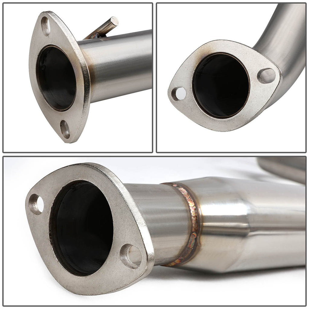 Auto Dynasty 4" Rolled Catback Exhaust System For 2005-2010 Chevy Cobalt