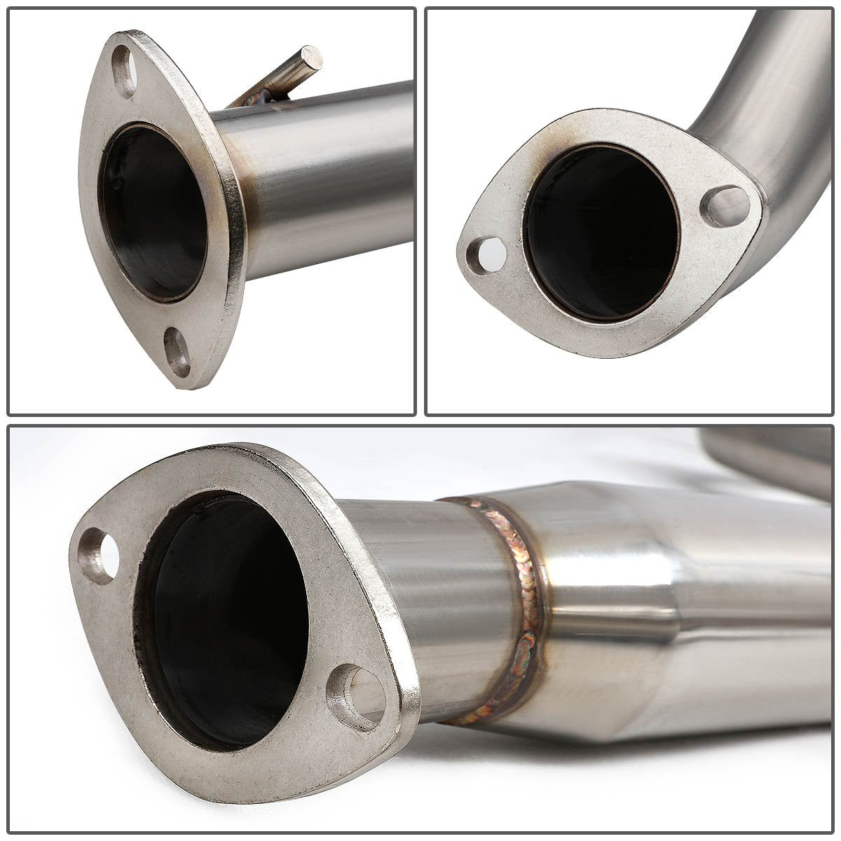 Auto Dynasty 4" Rolled Catback Exhaust System For 2005-2010 Chevy Cobalt