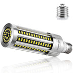 60W Corn LED Light Bulb Fanless (200 Watt Metal Halide/HID/HPS Replacement) E26/E39 Large Mogul Base LED Lamp 5000K