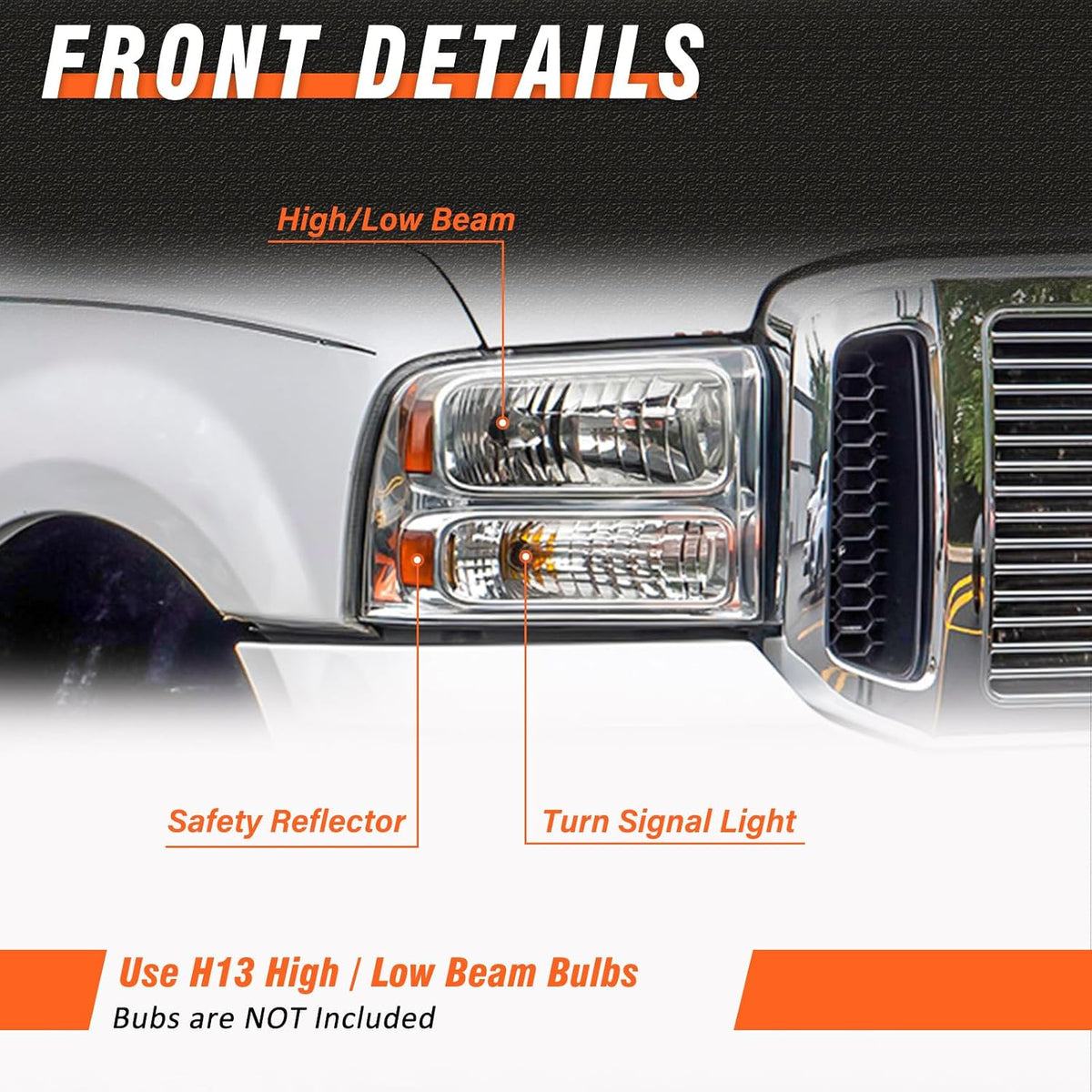 for 2005-2007 Ford Super Duty Headlights