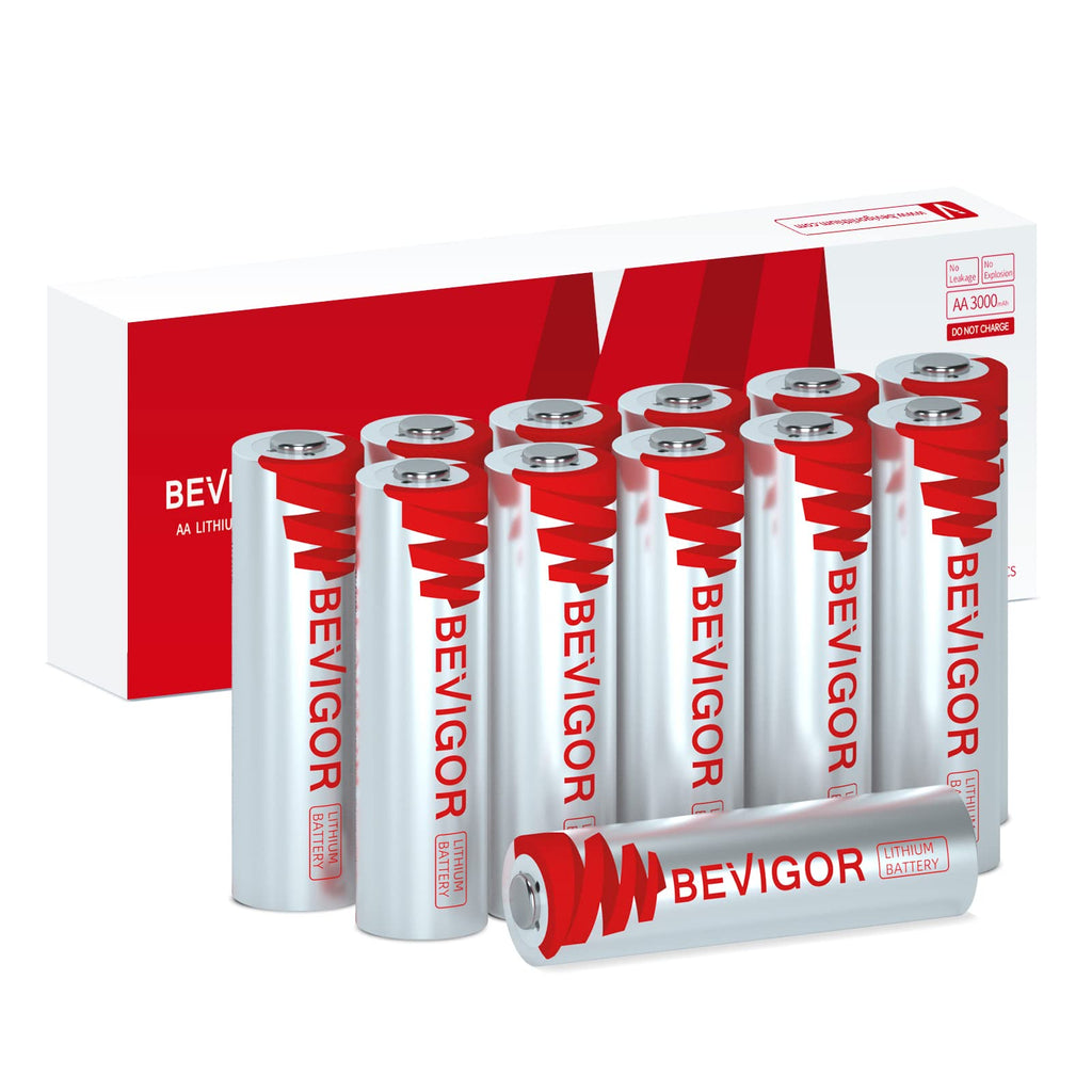 AA Lithium Batteries for Blink Camera, 12 Pack, 1.5V