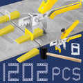 Tile Leveling System with Tile Plier and Rubber Mallet Tile Leveler Tool | 1000 Piece Tile Spacers Clips and 200
