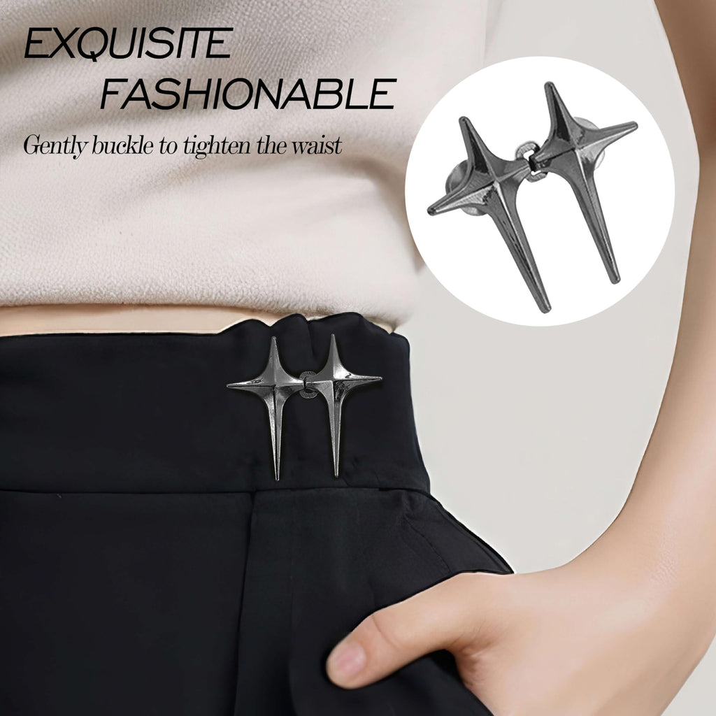 4 Sets Adjustable Jeans Button, No Need to Sew Detachable Button Pins
