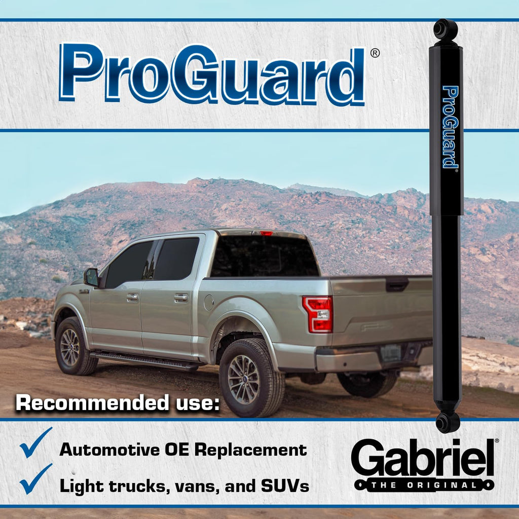 Gabriel 61690 ProGuard Rear Shock Absorbers for Chevrolet Silverado 1500 Base, 1500 LT, 1500 LTZ, 1500 WT, 1500; GMC Sierra 1500 Denali, 1500 SLE, 1500 SLT, 1500 WT, 1500 (1 Pack)
