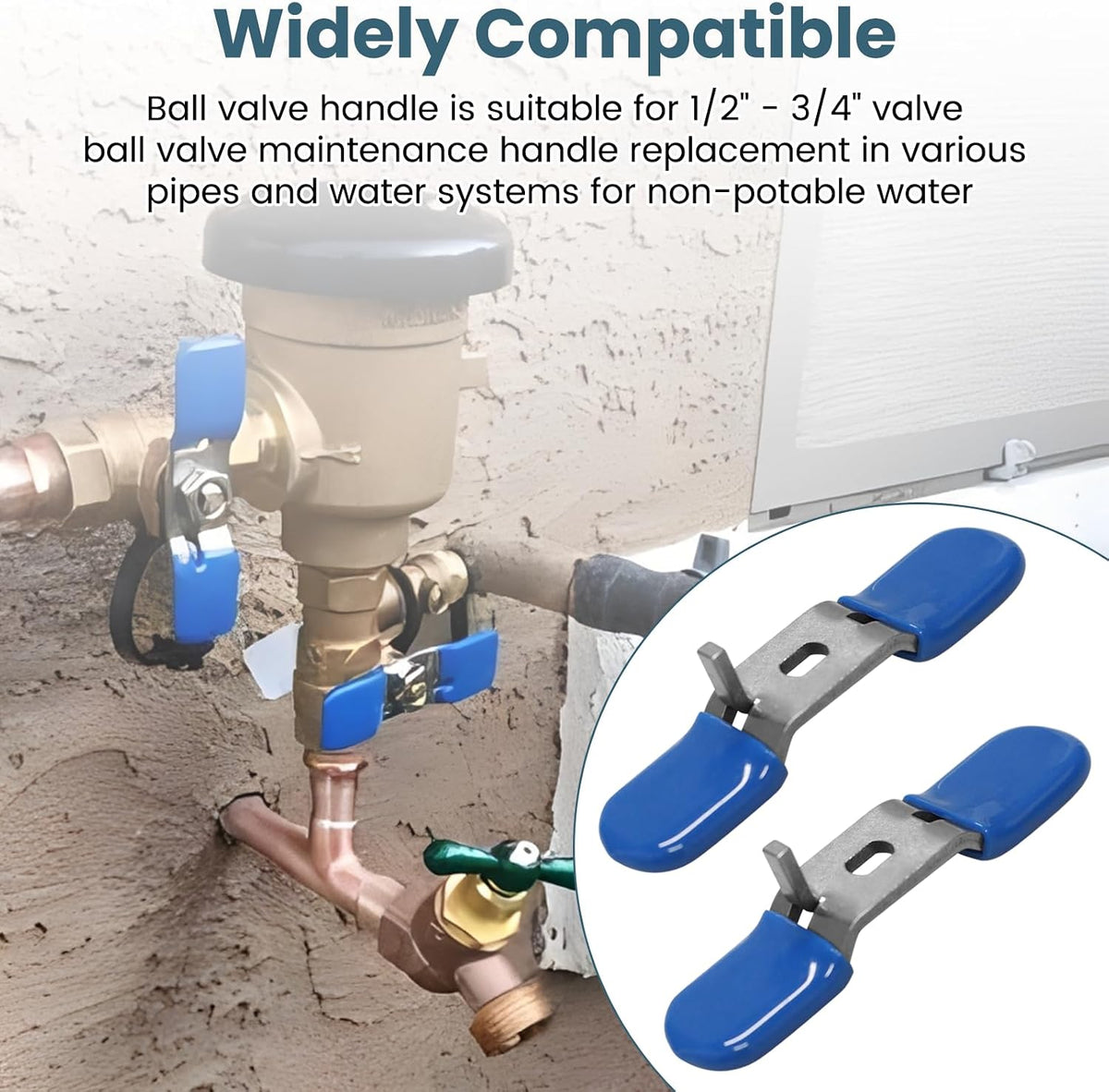 Rk34-Bvhd 3/4" Inch Ball Valve Handle Replacement