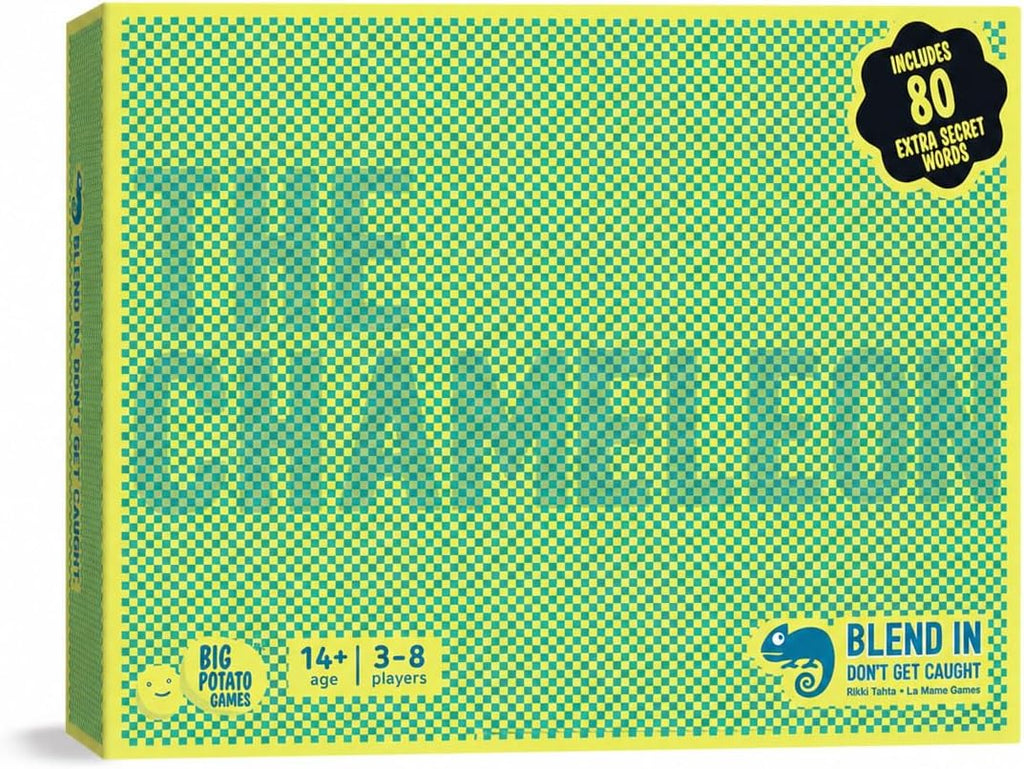 The Chameleon: Award-Winning Bluffing Board Game for Family, Adults & Friends | Includes 80 Extra Secret Words | Who