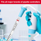 Polystyrene Serological Pipettes, Individually Wrapped, Sterile Plastic Graduated Pipette 25ml, Pack of 25