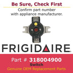 GENUINE Frigidaire 318004900 Switch for Range