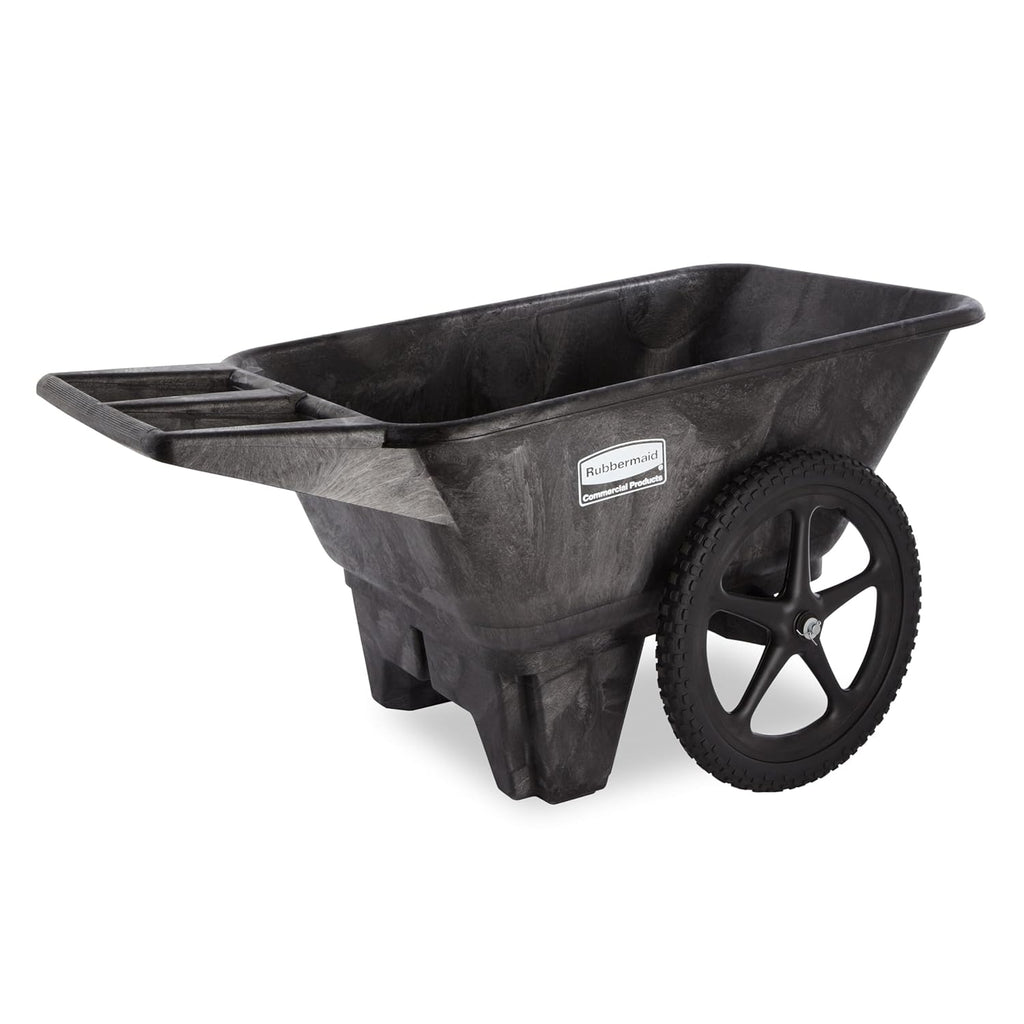 8.75 Cubic Foot, All-Weather, Big-Wheel Cart/Yard Cart/Lawn Cart/Wheelbarrow, Yardwork/Landscaping/DIY Projects