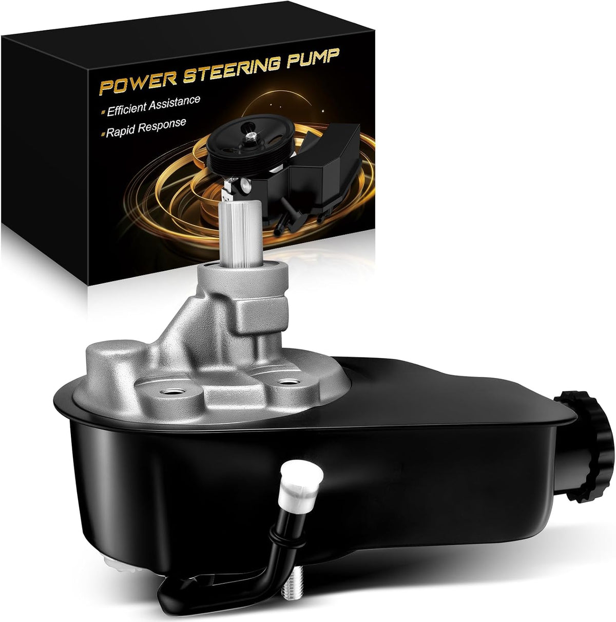AATEE Power Steering Pump with Reservoir for:-Chevy Silverado Suburban