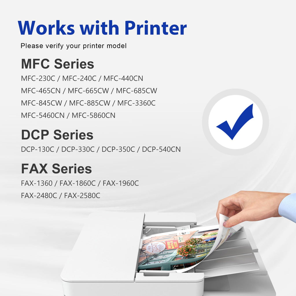 LC51 Ink Cartridges Compatible for Brother MFC-240C MFC-440CN