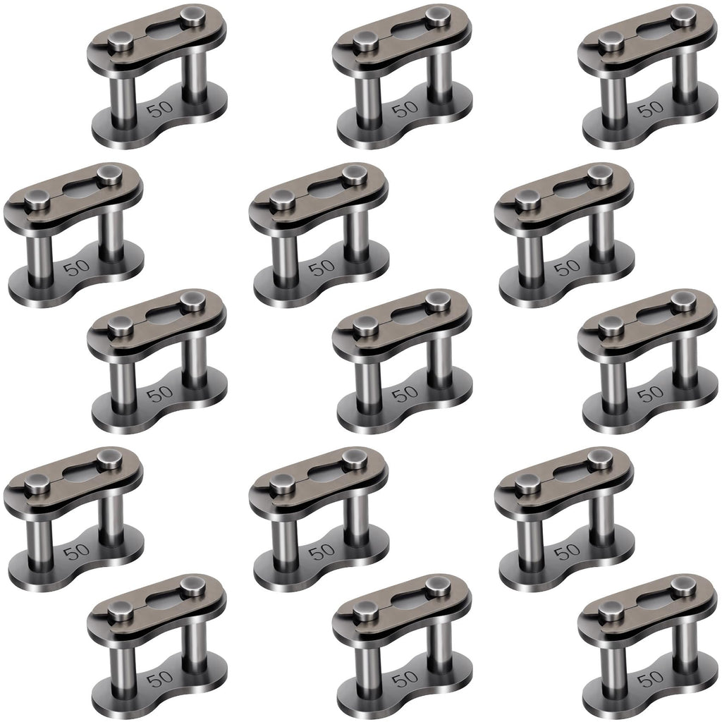 OIIKI 15 Pack #50 Roller Chain Connecting Links