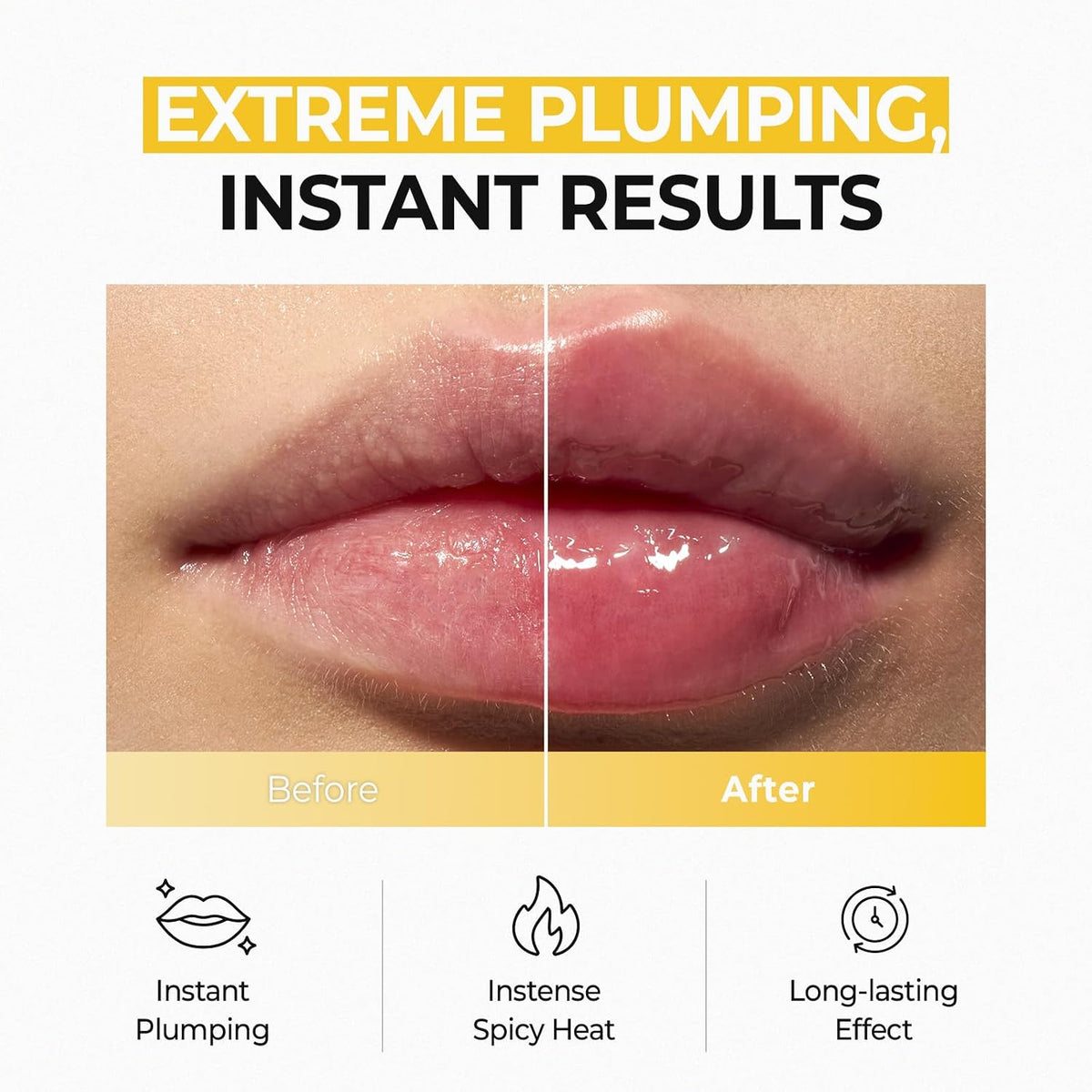 Spicy Lip Plumper - Maximum Strength (#01 Pineapple) - Clear Color