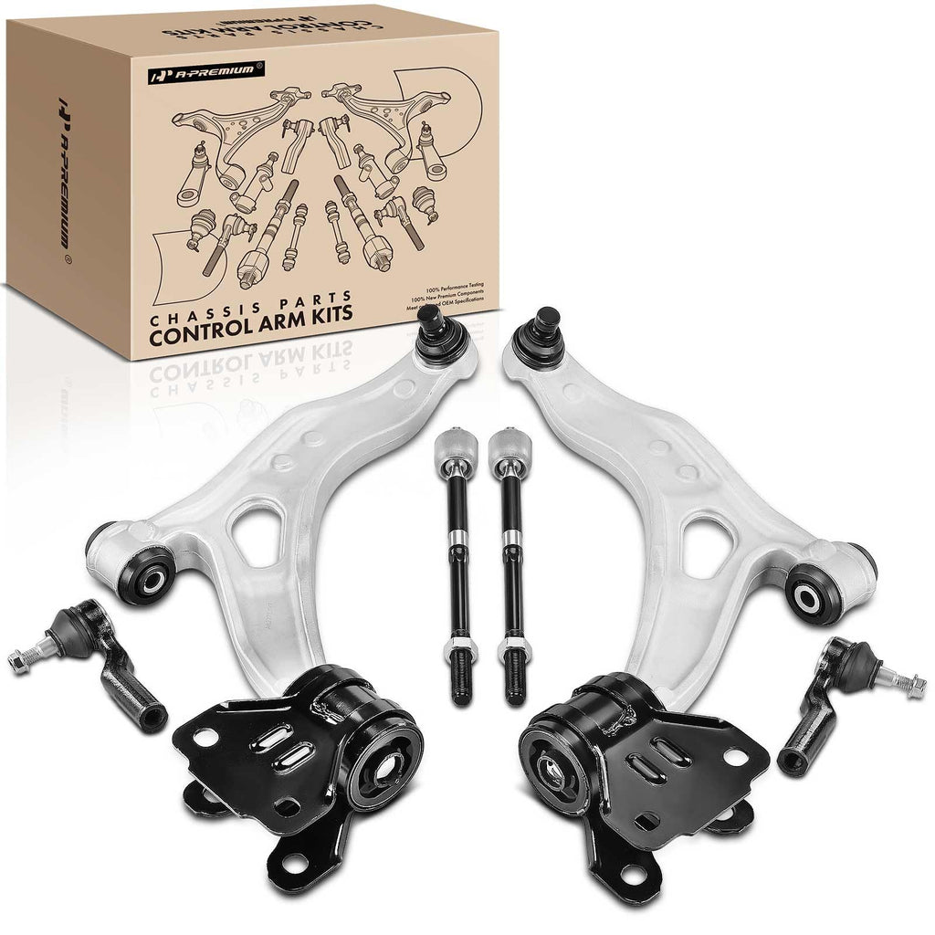 A-Premium 6Pcs Front Suspension Kit, Lower Control Arm
