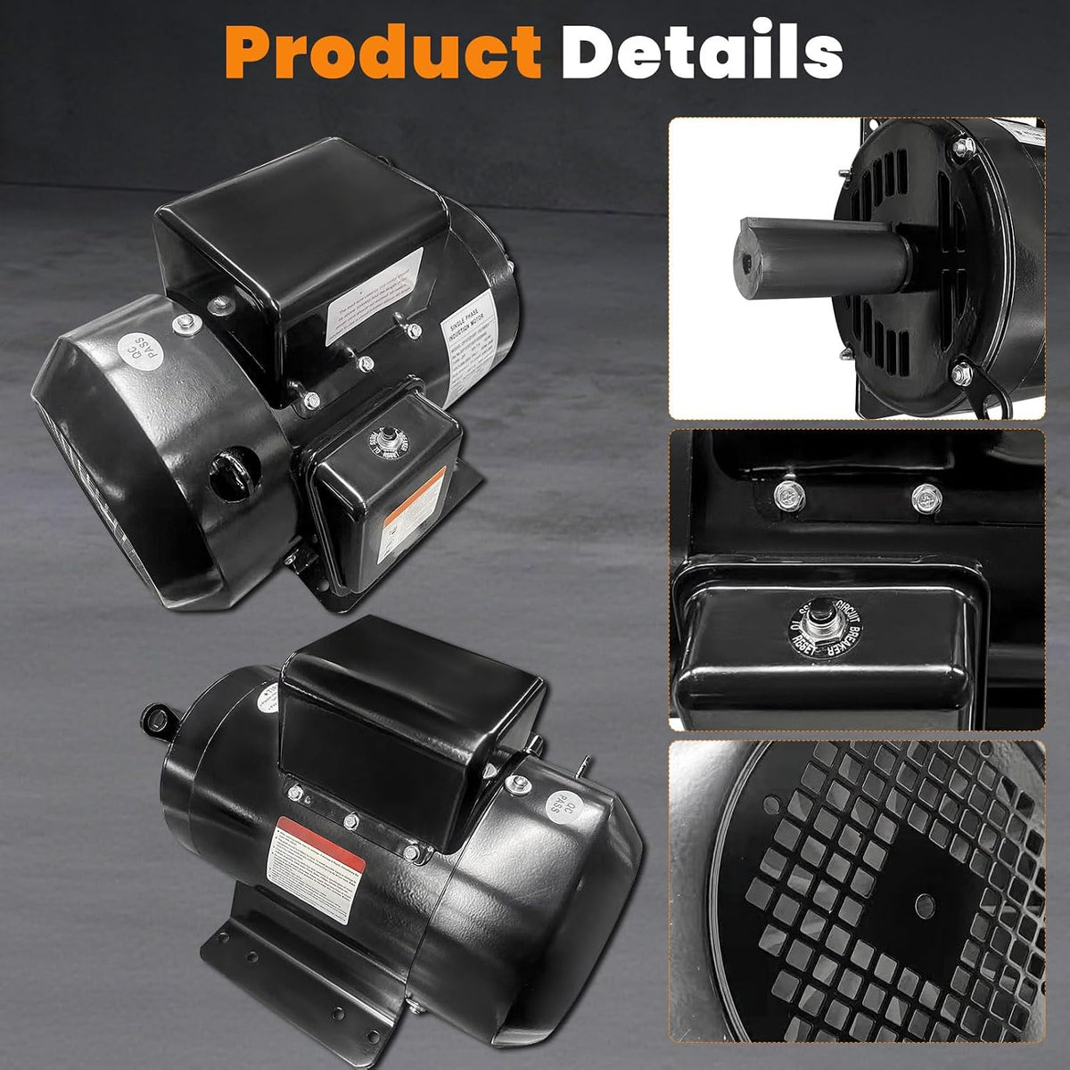23172604 7.5HP Electric Motor Fits for Ingersoll Rand