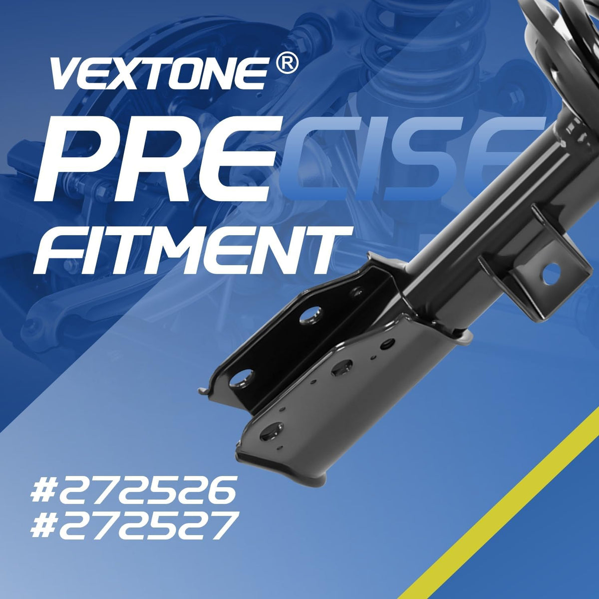 Vextone Front Struts and Shocks - Fit for 2010-2017 Chevrolet Chevy Equinox