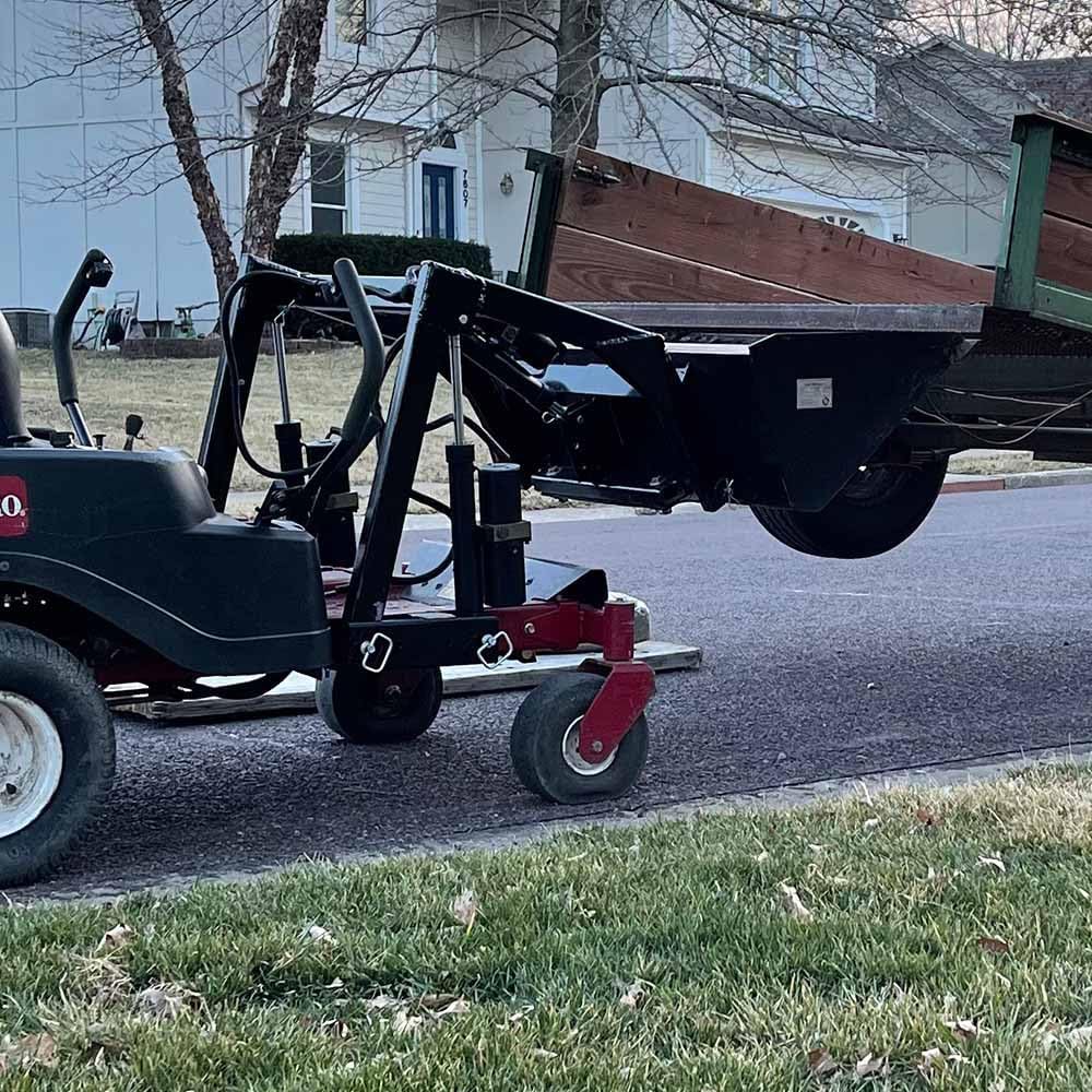 Mini Skid Steer 42" Dirt Bucket Attachment, Toro Style Mounting, Reinforced Side Cutters, Welded-On Cutting Edge