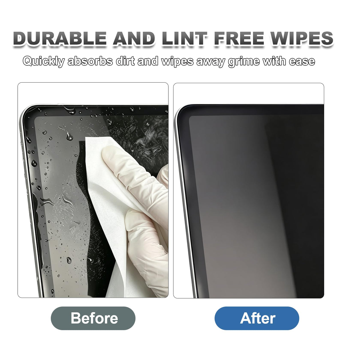 Cleanroom Wipes 6"x6" (300 Pcs, 68GSM)