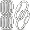 30PCS Heavy Duty Quick Link, 3.5IN Quick Chain Link, Silver