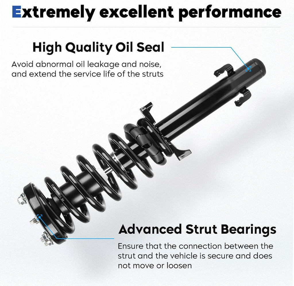 Front Struts Assembly Fit for Honda Accord 2.4L Sedan/Coupe 2008-2012