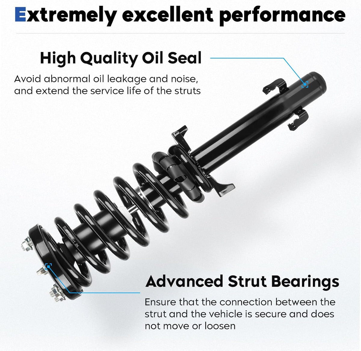 Front Struts Assembly Fit for Honda Accord 2.4L Sedan/Coupe 2008-2012