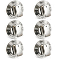 6pcs Range Control Knob Replacement Compatible with Electrolux Cooktop E30DF74TPSA E30GF74TPSA E30GF74TPSB E36DF76TPSB Gas Range Replace#: 318242275 3513943 AP5809411 PS9495232 EAP9495232