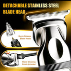 6 in 1 Beard Trimmer for Men Rechargeable with LED Display