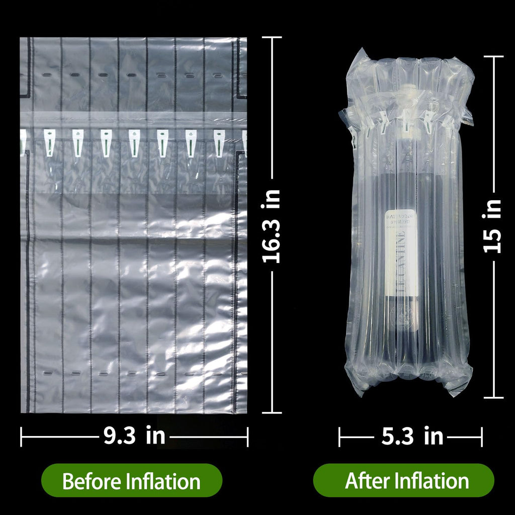 30 Pack Wine Bags for Travel, Inflatable Bottle Protector Sleeve