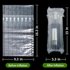 30 Pack Wine Bags for Travel, Inflatable Bottle Protector Sleeve