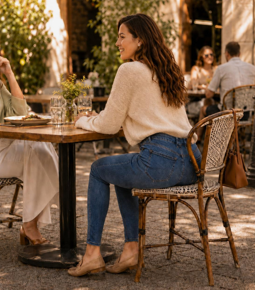 Ultra Stretch Skinny Jeans for Women with Pockets
