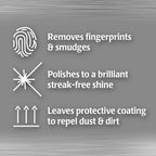 Stnls Stl Wipes 30Ct