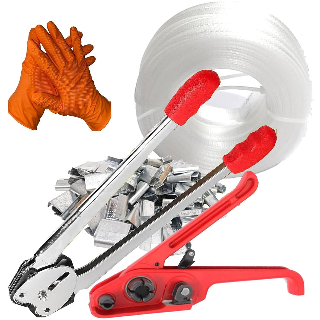 PP Banding Strapping Kit, Heavy Duty Pallet Strapping Package Kit