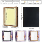 Large Shadow Box 13x16 Display Case Wood Picture Frame Carbonized