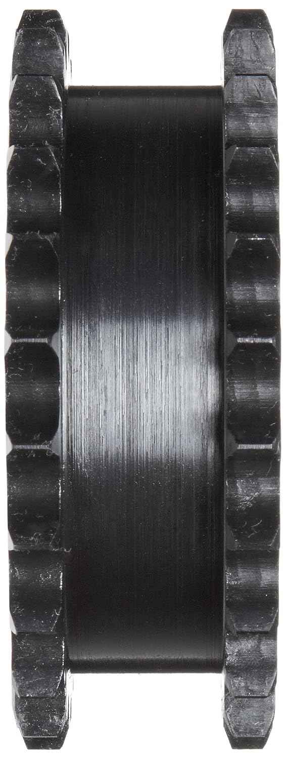 Tsubaki DS40ATL23 Roller Chain Sprocket, Double Strand, Taperlock Design, Hardened Teeth, 1615 Bushing Required, 23 Teeth, #20 ANSI No., 1/2" Pitch