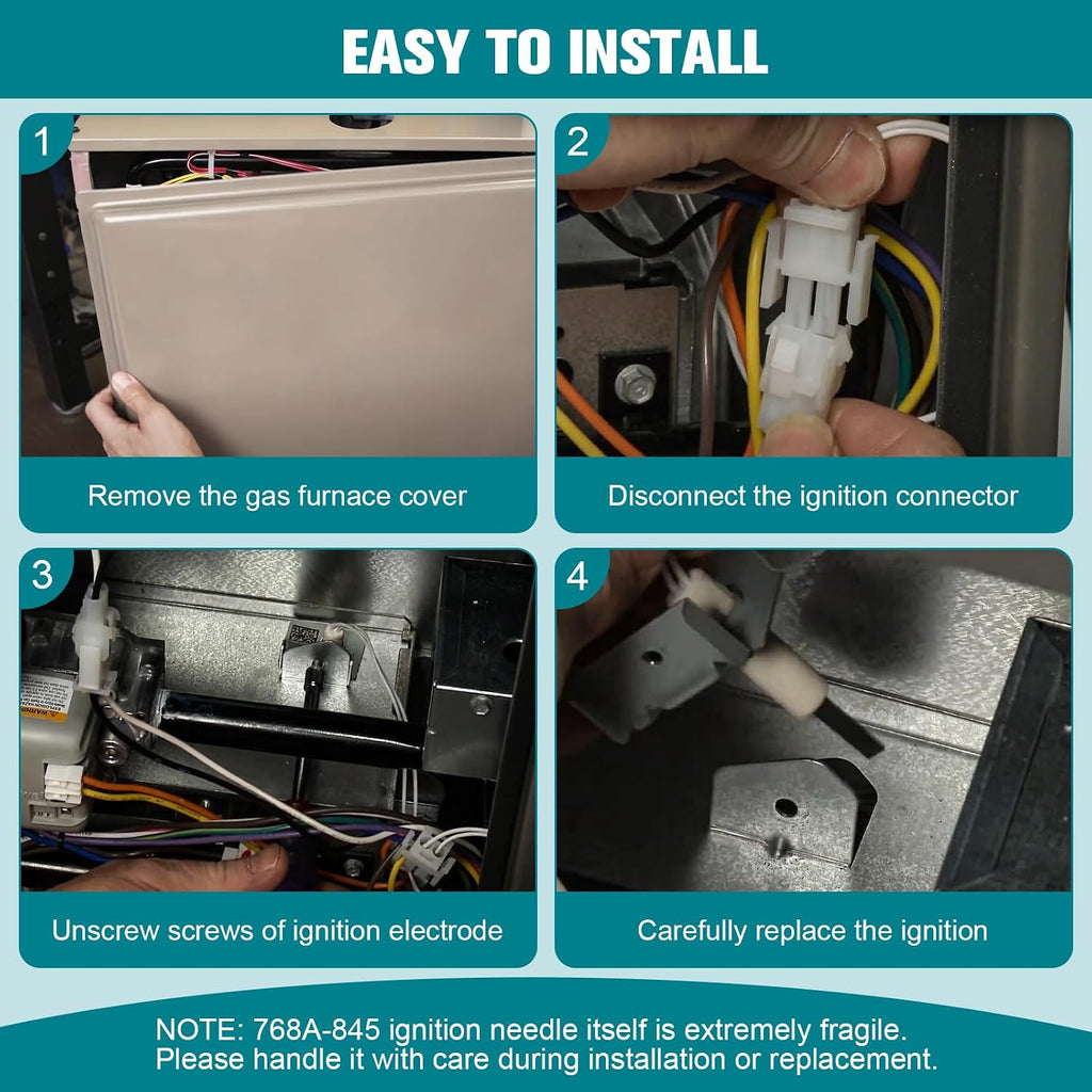 Upgraded 768A-845 Furnace Hot Surface Ignitor Replacement