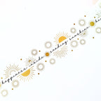 Mailed It Designer Sending Sunshine Packing Tape, Cute Packaging Tape for Small Business Shipping, Bulk Roll 2" x 330 Ft