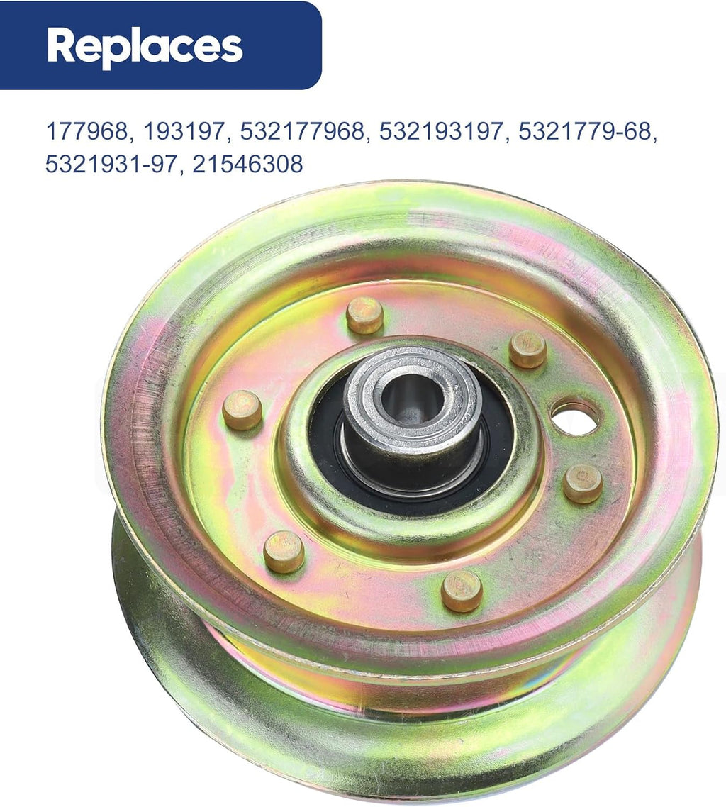 193197 532177968 Idler Pulley for Husqvarna YTH22V46 YTH24V48