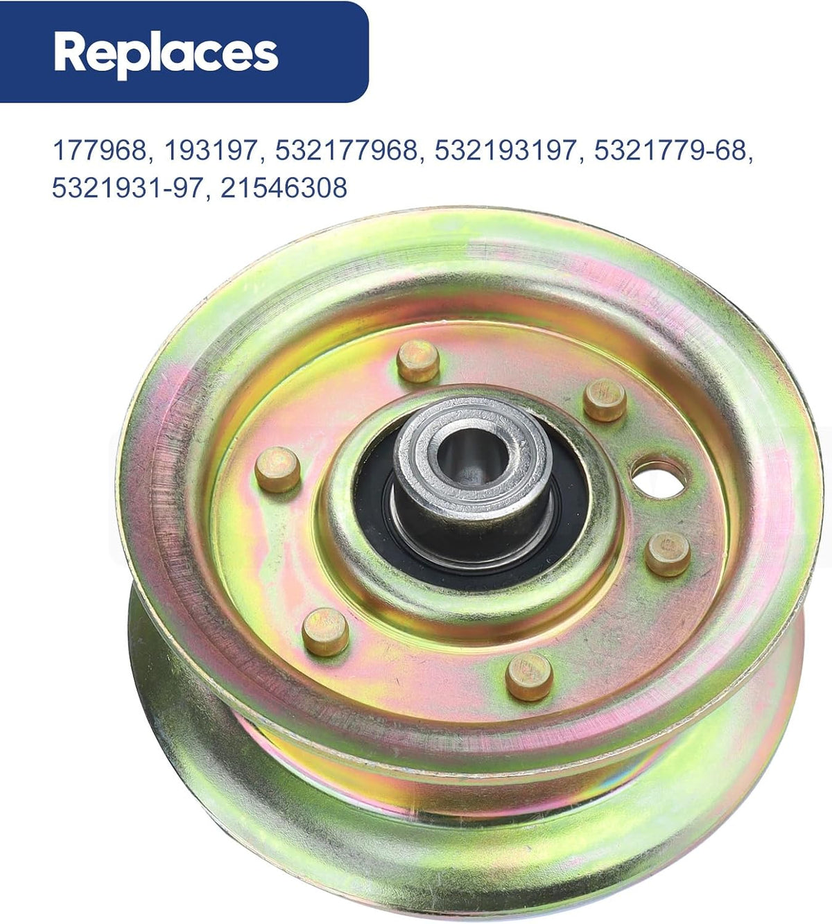 193197 532177968 Idler Pulley for Husqvarna YTH22V46 YTH24V48