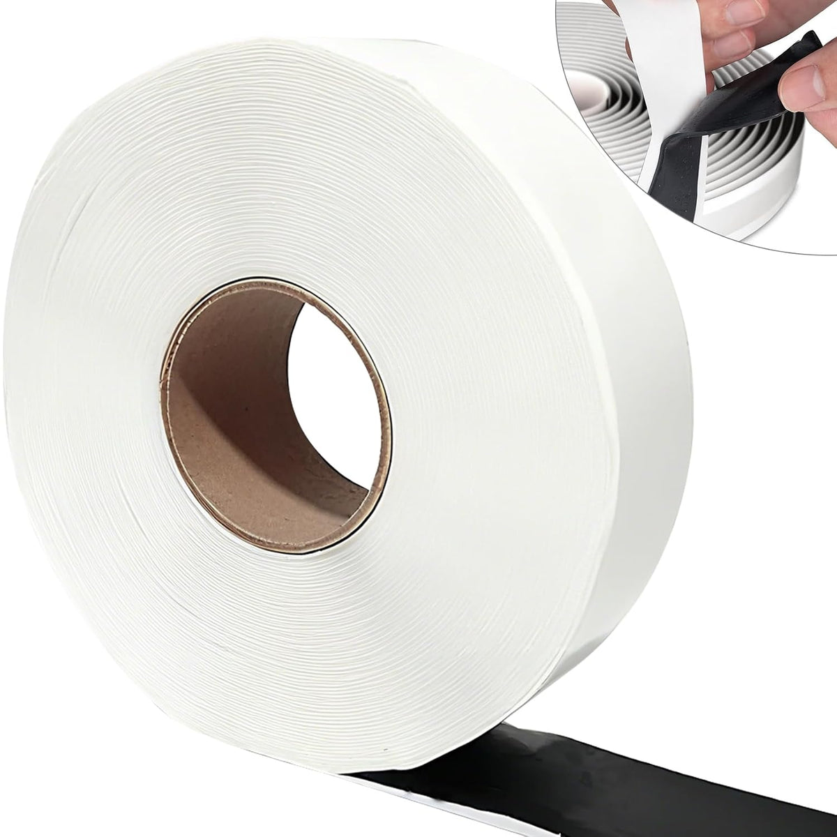 Double Sided Butyl Sealant Tape RV 2 Inch Wide, 98FT Length, Black