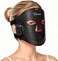 Wireless LED Light Therapy Face Mask, 850nm NIR 4-in-1 Modes 336 LEDs, 33mW/cm² Power Red Light Therapy Face Mask