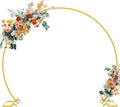 Round Backdrop Stand Gold 7.2ft Circle Arch Large Metal Wedding Arch