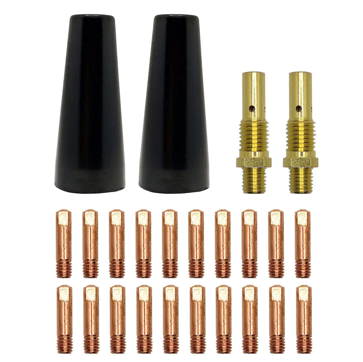Allyearauto Flux Core Nozzle Tips .035", Compatible with Lincoln and More