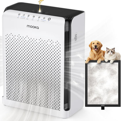 M200L Air Purifiers for Home Pets Large Room 2200ft² with ECO Mode | 20dB Ultra-Quiet Bedroom HEPA Filter