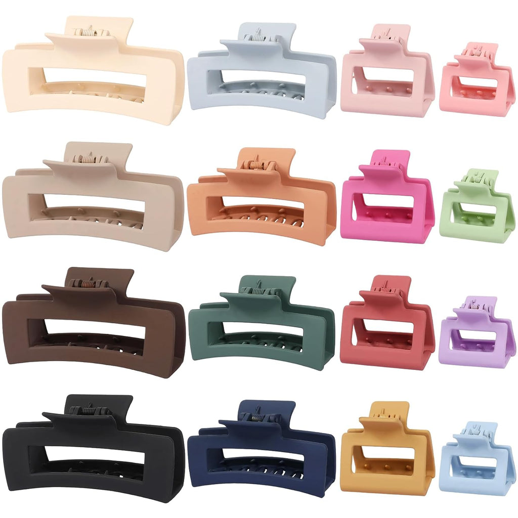 Hair Clips for Women Claw Clips 4 Large 4 Medium 4 Small 4 Mini